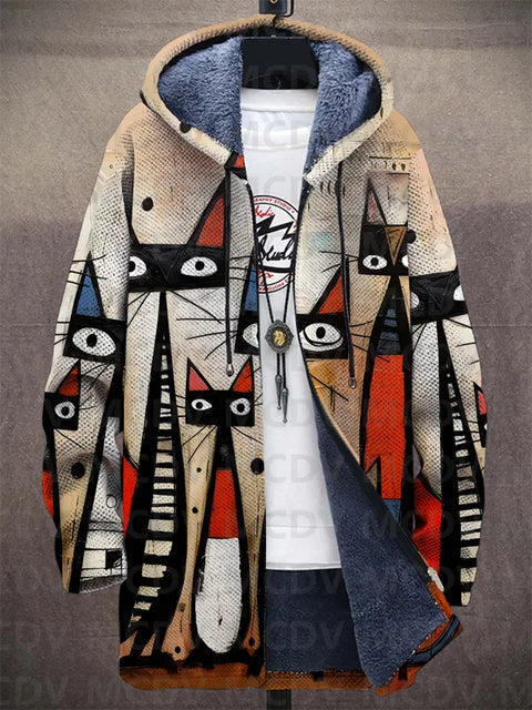 Hooded colourful jacket for men | Winter -4