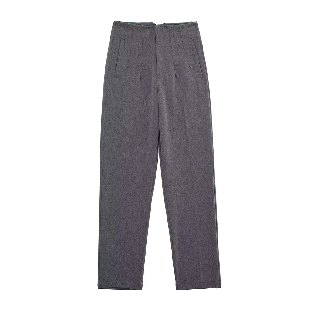 High-waisted vintage trousers for women | Florence -15