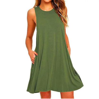 Mi-long classic dress for women | Seren -3