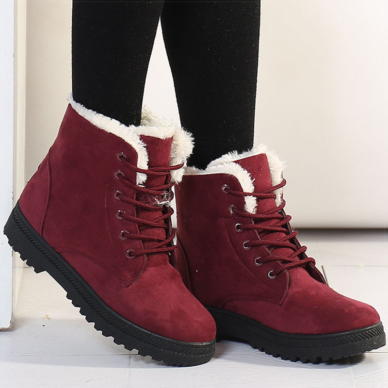 Winter ankle snow boots for women | Kaida -3