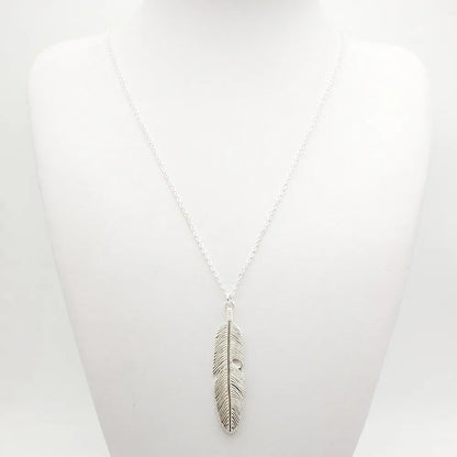 Pendants plumes necklace for women | Grace -3