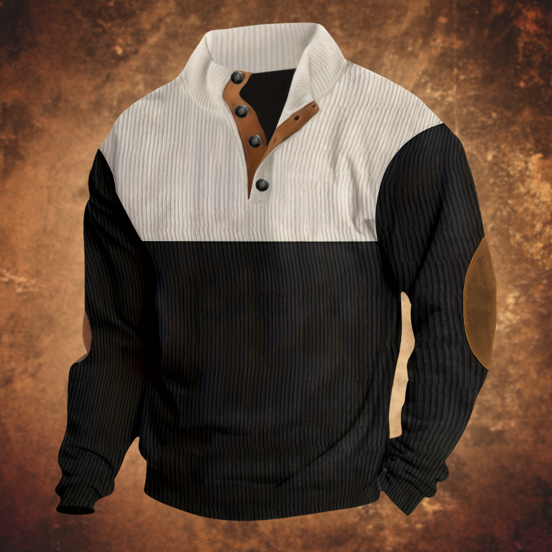 Sport trendy high collar sweater for men | Zachary -1
