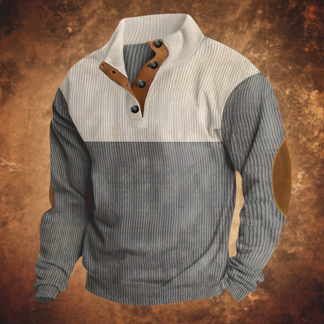 Sport trendy high collar sweater for men | Zachary -5