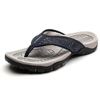 Supportive athletic flip flops arch cardigan for men | WaveStride -15