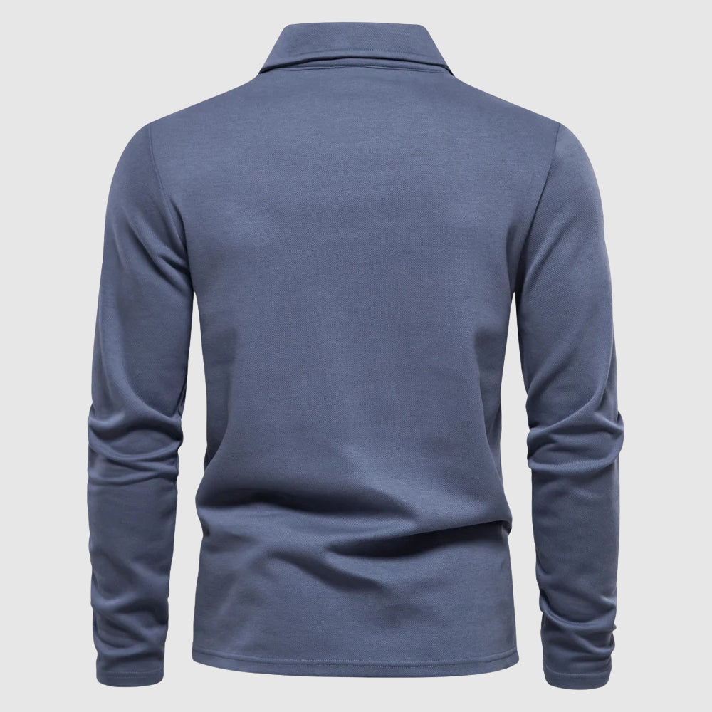 Sleeve shirt polo for men | Classic Full -5