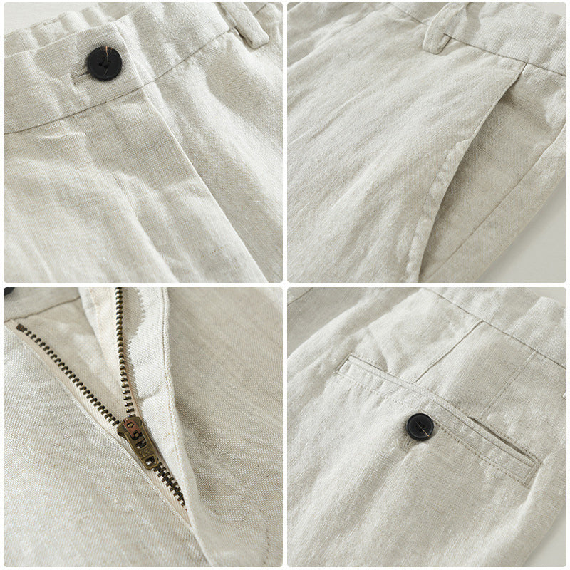 Ipanema linen pants for men | Matteo -6