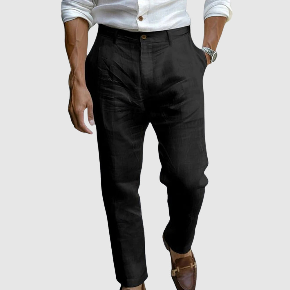 Elegant ankle-length pants for men | Lorenzo -2