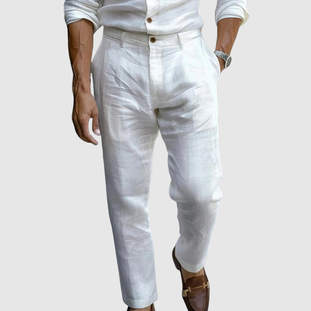 Elegant ankle-length pants for men | Lorenzo -4