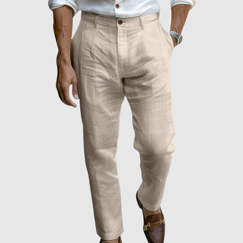 Elegant ankle-length pants for men | Lorenzo -3