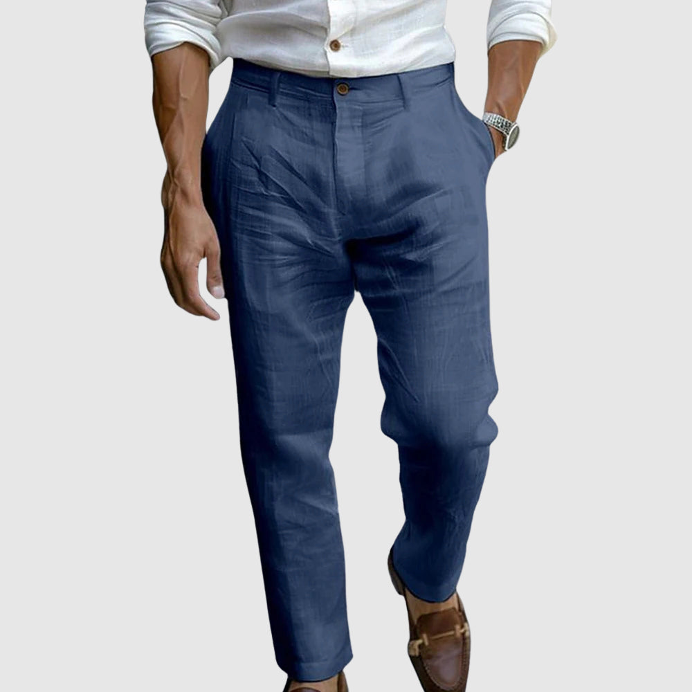 Elegant ankle-length pants for men | Lorenzo -1