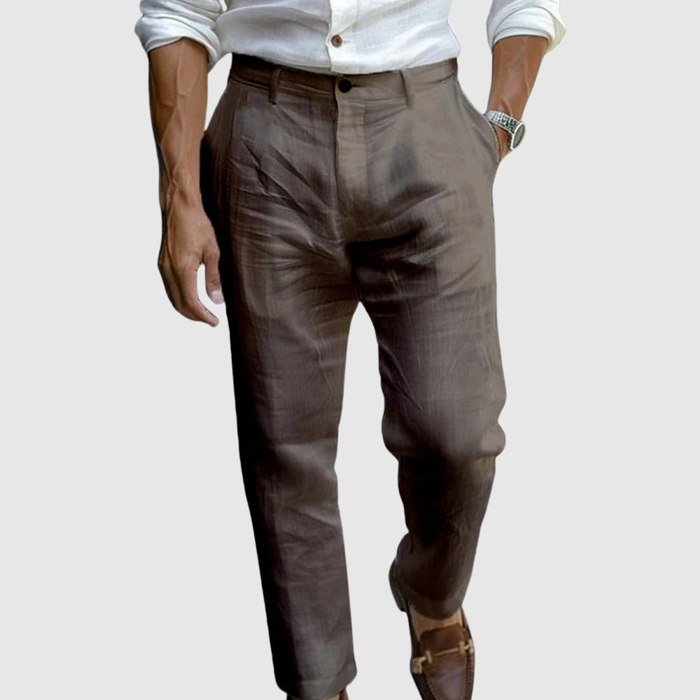 Elegant ankle-length pants for men | Lorenzo -5