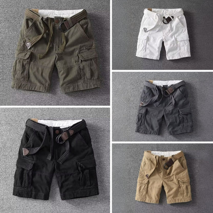 Utility cargo adjustable waist shorts for men | Marco -6