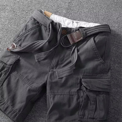 Utility cargo adjustable waist shorts for men | Marco -7