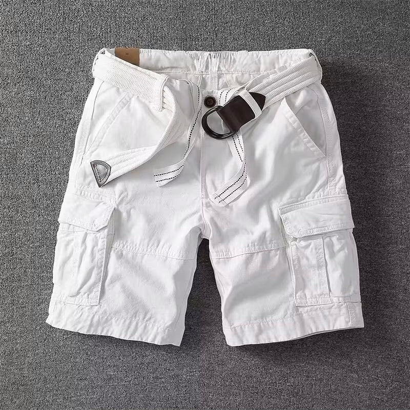 Utility cargo adjustable waist shorts for men | Marco -3