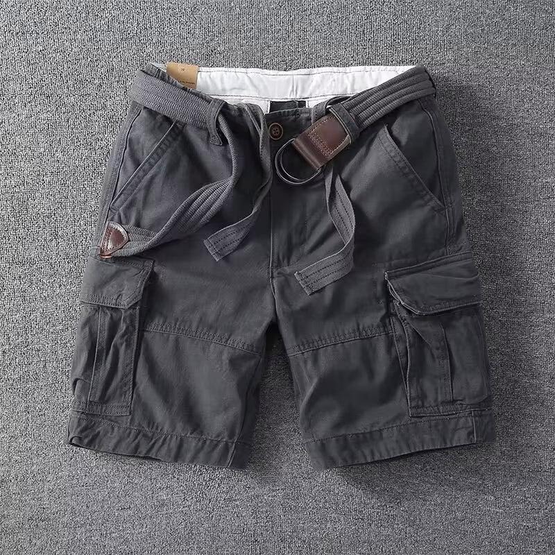 Utility cargo adjustable waist shorts for men | Marco -4