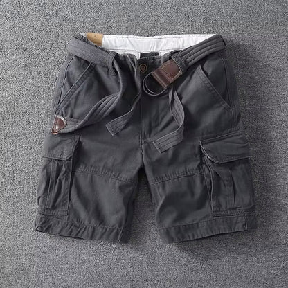 Utility cargo adjustable waist shorts for men | Marco -4