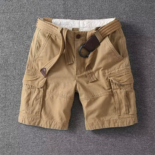 Utility cargo adjustable waist shorts for men | Marco -1
