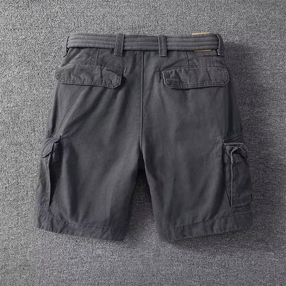 Utility cargo adjustable waist shorts for men | Marco -8