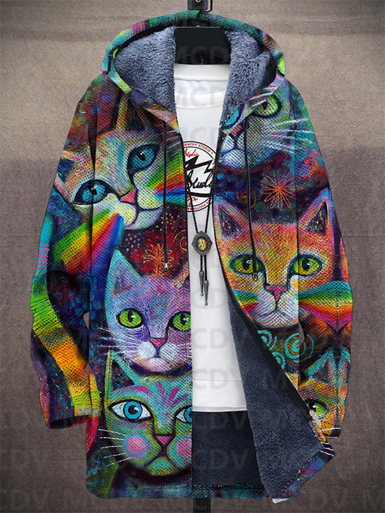 Hooded colourful jacket for men | Winter -6