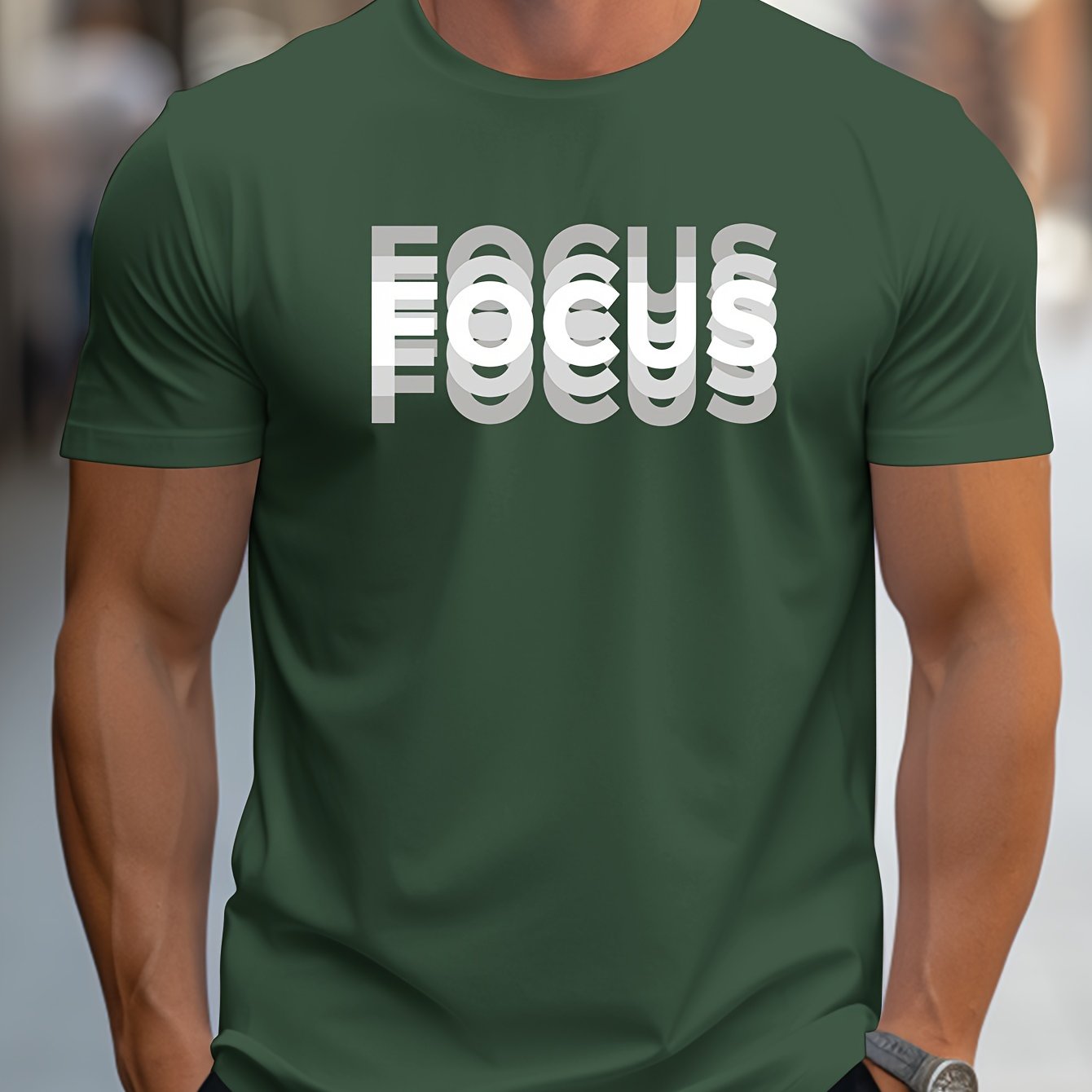 Casual print t-shirt for men | Fletcher -4