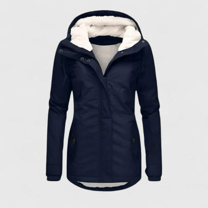 Elegant long cut jacket for women | Savina -1