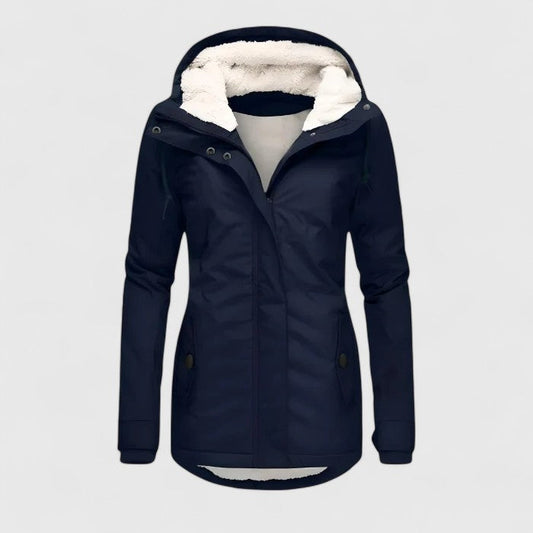 Elegant long cut jacket for women | Savina -1