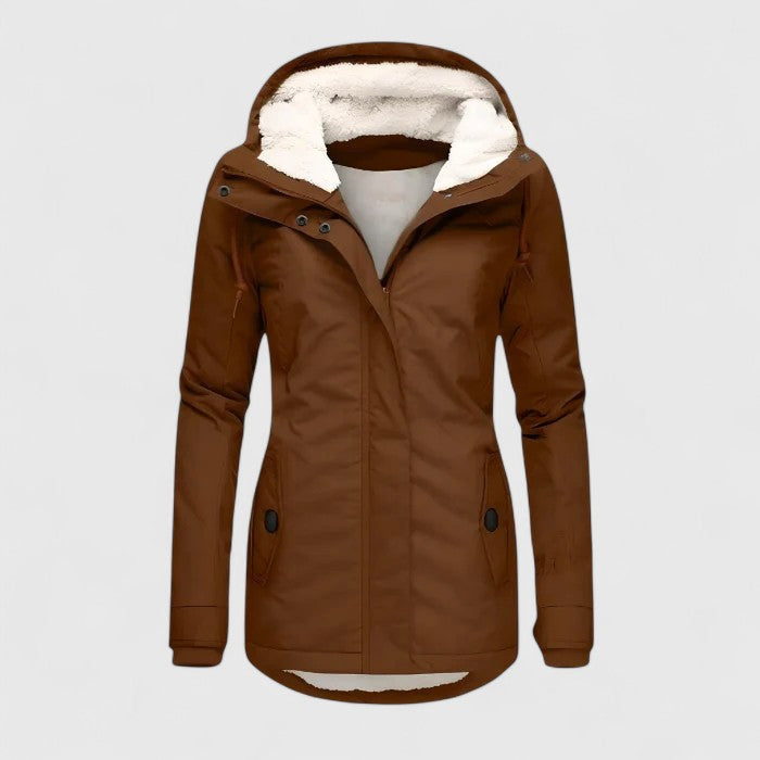 Elegant long cut jacket for women | Savina -3