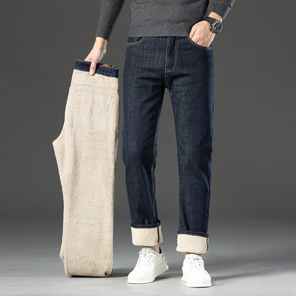 Fleece lined full length jeans for men | Hudson -7