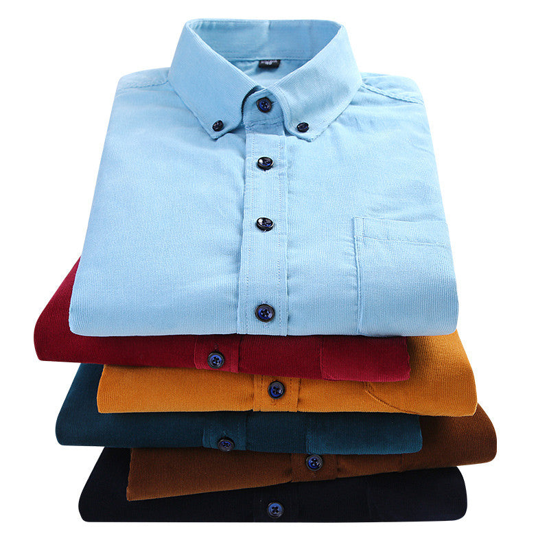 Buttoned classic shirts shirt for men | Alaric -1