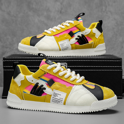 Lightweight retro sneakers for women | Colourful & Urbans -10