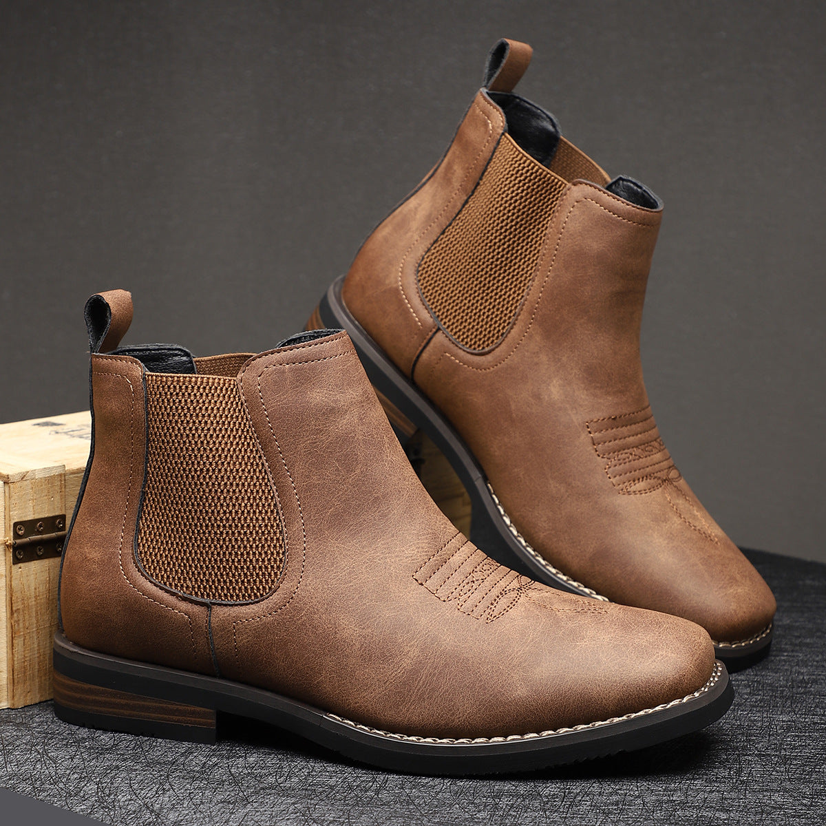 Elegant classic boots for men | Adrien -8