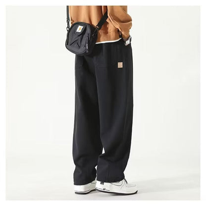 Relaxed wide leg pleated pants for women | Arlen -6