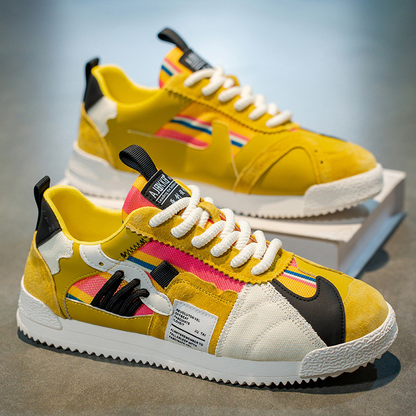 Lightweight retro sneakers for women | Colourful & Urbans -11