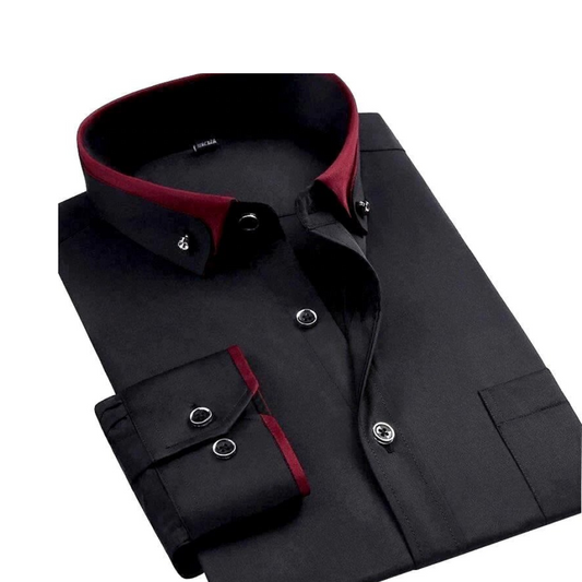 Modern contrasts shirt for men | Laurent -1