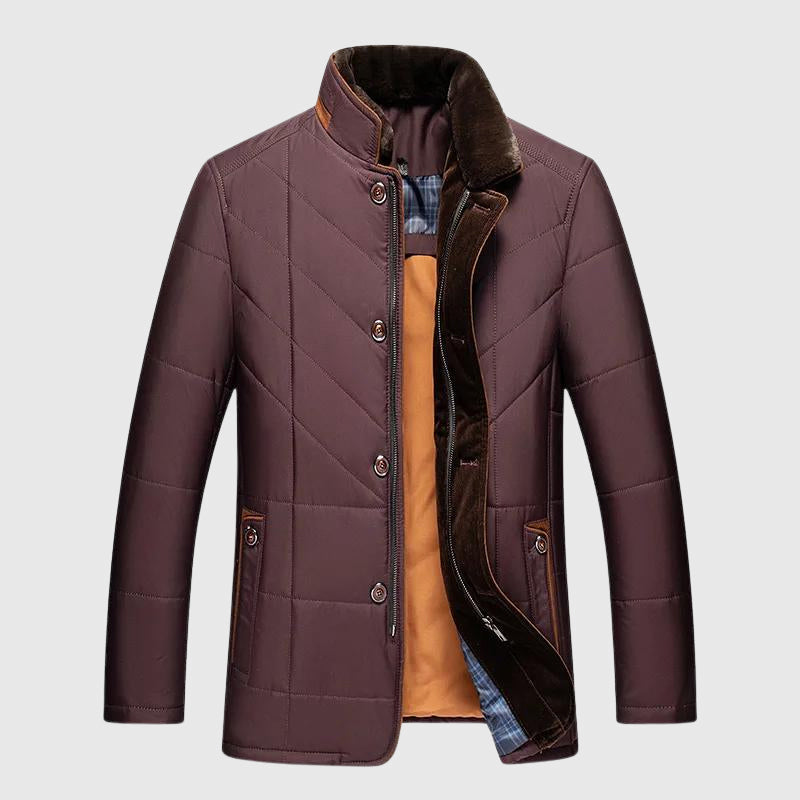 Men’s quilted insulated winter jacket for men | Everett -3