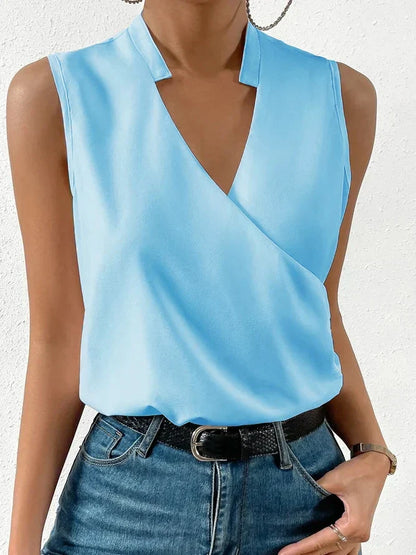 Sleeveless elegant top for women | Fleur -3