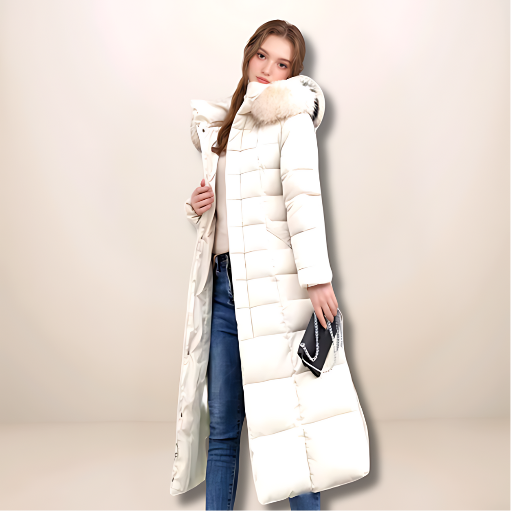 Quilted hooded parka for women | Sill -2