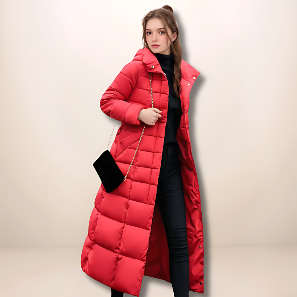 Quilted hooded parka for women | Sill -1