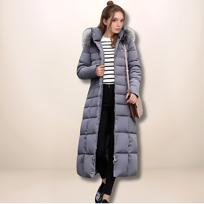 Quilted hooded parka for women | Sill -3