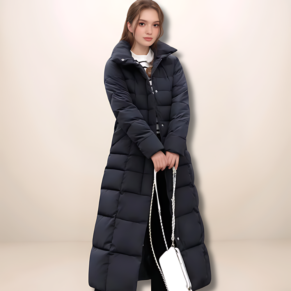 Quilted hooded parka for women | Sill -4
