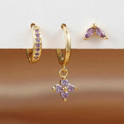 Earrings modern set for women | Eden -8