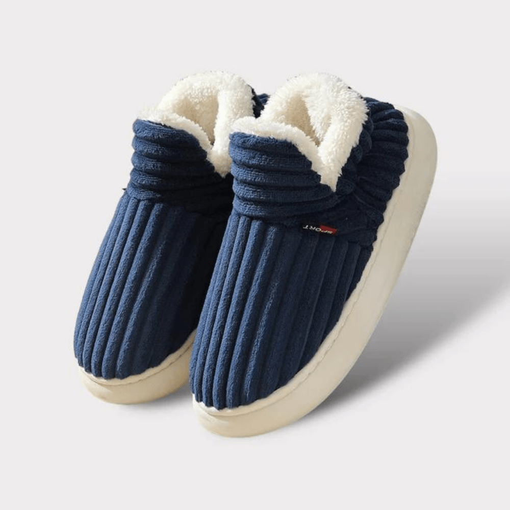 Winter plush slippers for women | Olivier -6