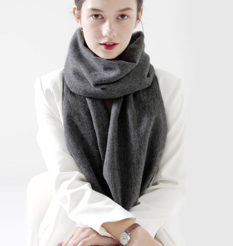 Winter oversized fringe scarf for women | Xiara -8
