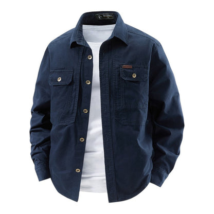 Classic work pockets shirt for men | Brenton -1