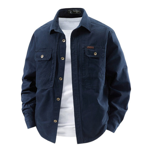 Classic work pockets shirt for men | Brenton -1