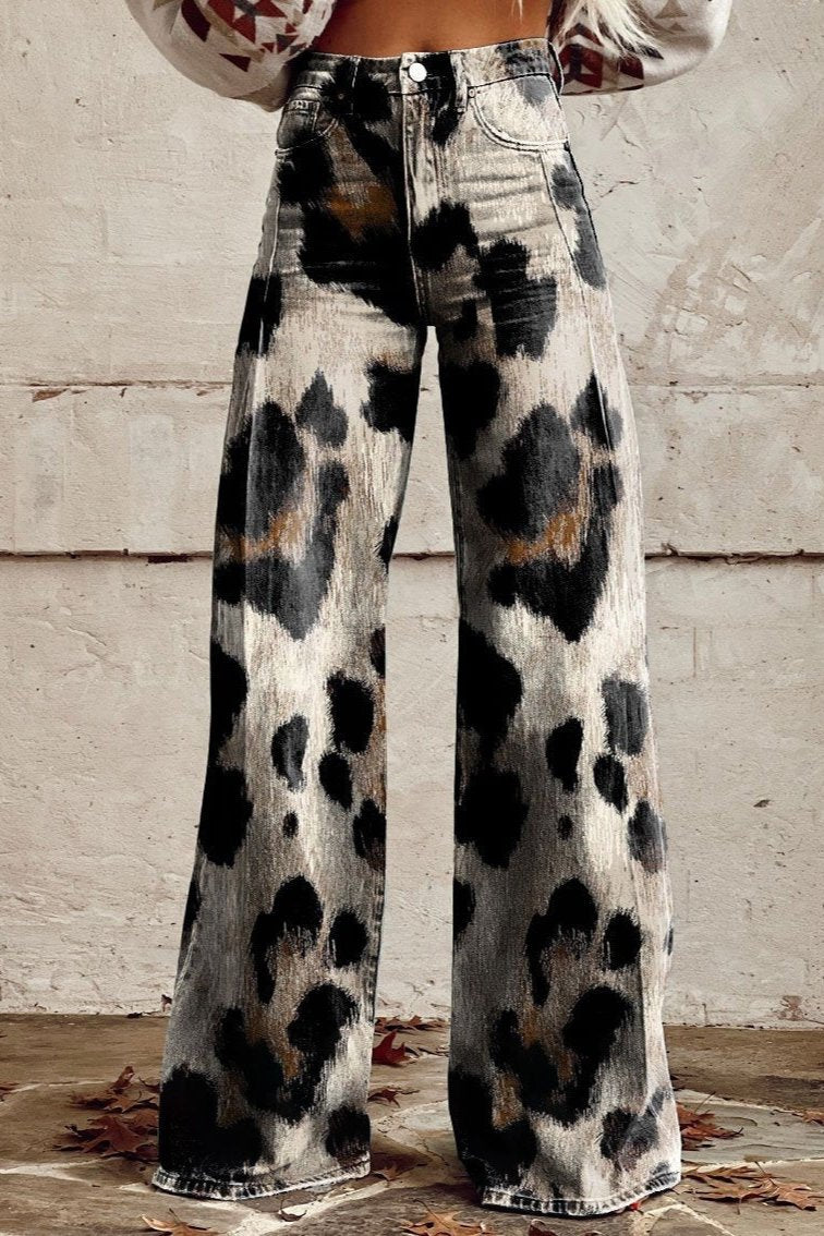 Vintage high-waisted trousers for women | Elodine -1