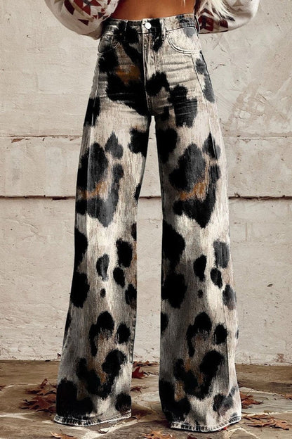 Vintage high-waisted trousers for women | Elodine -1