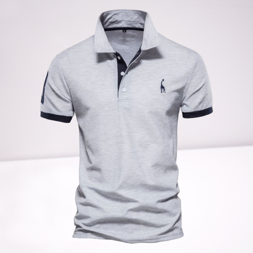 Cotton classic polo for men | Pierre -4