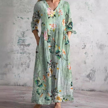 Maxi flowy dress for women | Emmeline -4