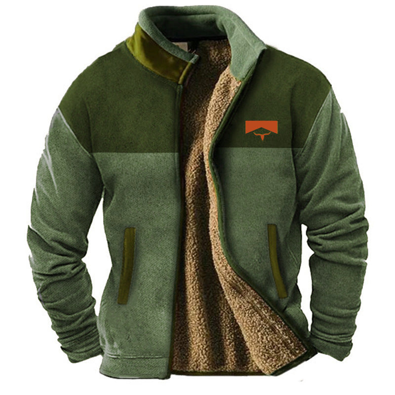 Zip vintage jacket for men | Marvien -5